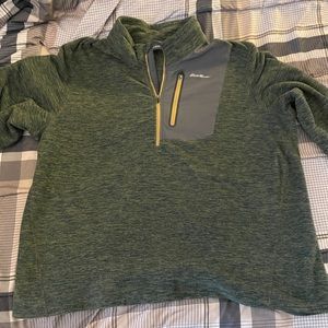 Eddie Bauer CLOUD LAYER 1/2 ZIP Pine long-sleeve
